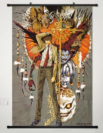 Takeshi Obata Death Note art Kira Shinigami wall poster