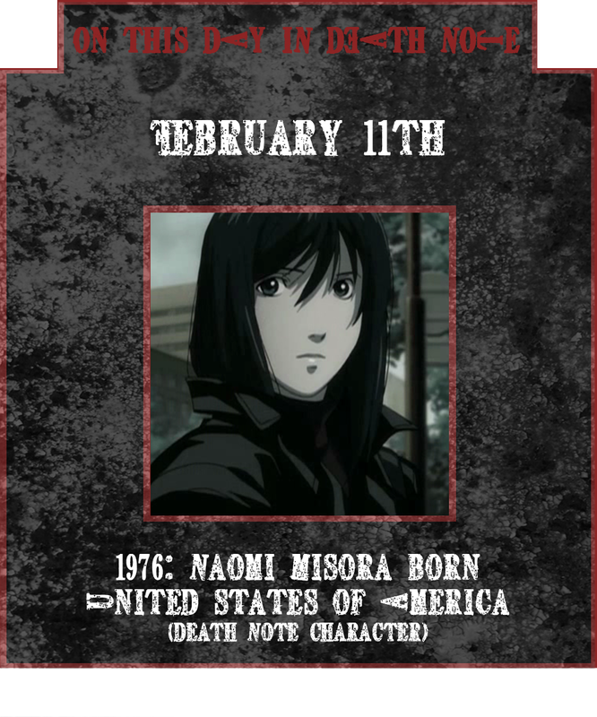 February 11th - Naomi Misora birthday