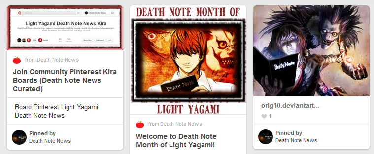 Light Yagami Pinterest Death Note community