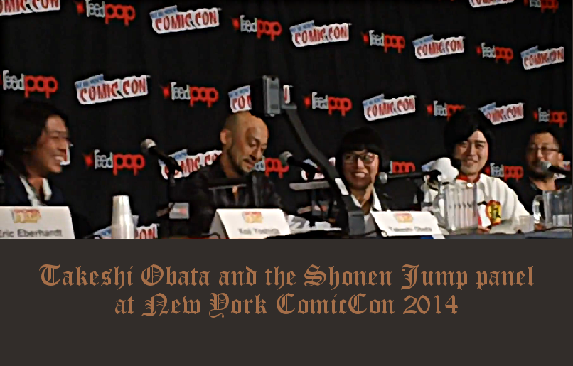 Takeshi Obata at Shonen Jump panel NYComicCon 2014
