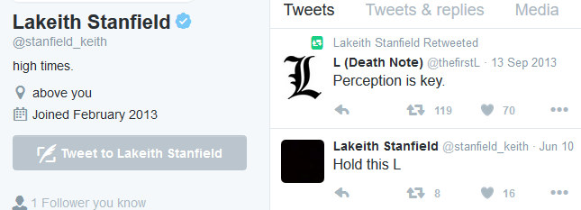 Keith Stanfield L Death Note news tweets