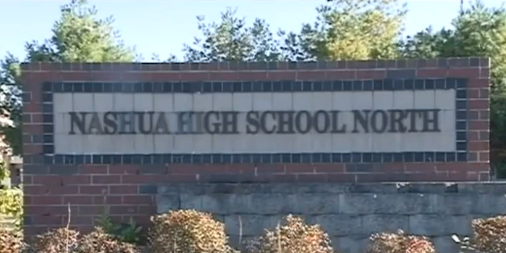 Nashua High School North entrance sign