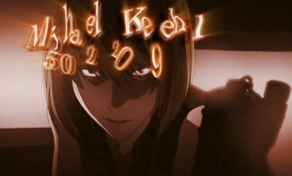 Death Note Mihael Keehl Name and Date
