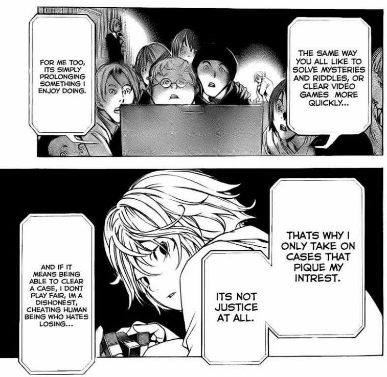 Death Note One Shot - L isn't justice
