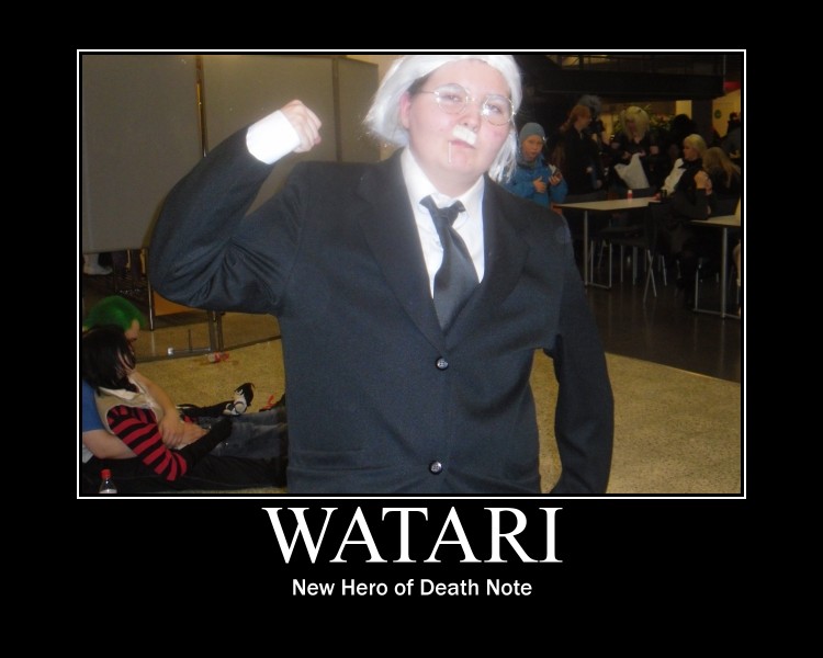 Kinky Mattila cosplays Watari New Hero of Death Note