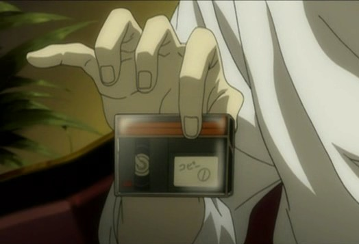 Second Kira tapes held by L in Death Note
